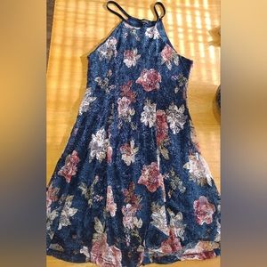 Lacy floral lined sundress by Justify medium